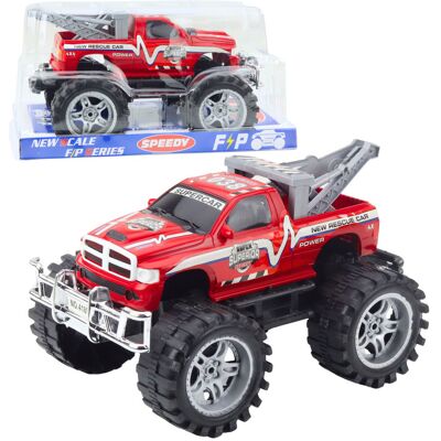 Lean Toys CZERWONY ZABAWKOWY TERENOWY SAMOCHÓD Lean Toys CZERWONY ZABAWKOWY TERENOWY SAMOCHÓD