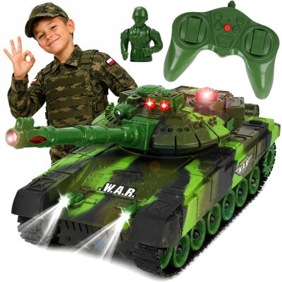 Stator CZOŁG RC ZDALNIE STEROWANY WAR TANK POJAZD WOJSKOWY ARMIA PILOT 2,4 LED Stator CZOŁG RC ZDALNIE STEROWANY WAR TANK POJAZD WOJSKOWY ARMIA PILOT 2,4 LED