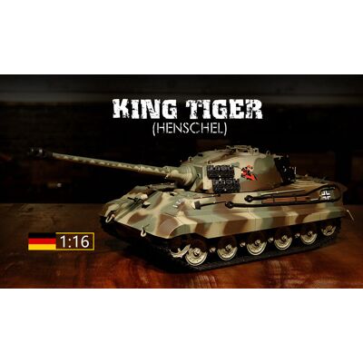 Inny producent Czołg zdalnie sterowany ASG/IR/dźwięk/dym 1:16 German King Tiger Henschel RTR 2.4Ghz - Heng Long 3888A-1B (P) Inny producent Czołg zdalnie sterowany ASG/IR/dźwięk/dym 1:16 German King Tiger Henschel RTR 2.4Ghz - Heng Long 3888A-1B (P)