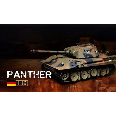 Inny producent Czołg zdalnie sterowany ASG/IR/dźwięk/dym 1:16 German Panther RTR 2.4Ghz - Heng Long 3819-1B (P) Inny producent Czołg zdalnie sterowany ASG/IR/dźwięk/dym 1:16 German Panther RTR 2.4Ghz - Heng Long 3819-1B (P)