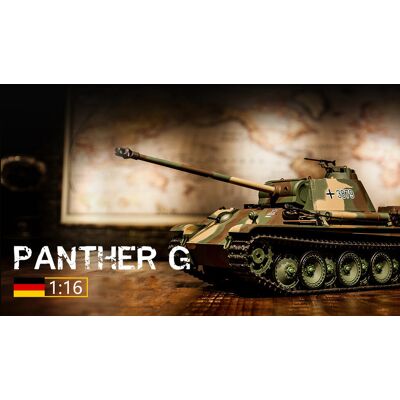 Inny producent Czołg zdalnie sterowany ASG/IR/dźwięk/dym 1:16 German Panther Type G RTR 2.4Ghz - Heng Long 3879-1U (S) Inny producent Czołg zdalnie sterowany ASG/IR/dźwięk/dym 1:16 German Panther Type G RTR 2.4Ghz - Heng Long 3879-1U (S)
