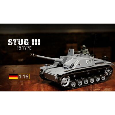 Inny producent Czołg zdalnie sterowany ASG/IR/dźwięk/dym 1:16 German Stumgeschutz III RTR 2.4Ghz - Heng Long 3868-1B (P) Inny producent Czołg zdalnie sterowany ASG/IR/dźwięk/dym 1:16 German Stumgeschutz III RTR 2.4Ghz - Heng Long 3868-1B (P)