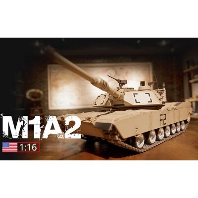 Inny producent Czołg zdalnie sterowany ASG/IR/dźwięk/dym 1:16 U.S.M1A2 ABRAMS 1944 RTR 2.4Ghz - Heng Long 3918-1B (P) Inny producent Czołg zdalnie sterowany ASG/IR/dźwięk/dym 1:16 U.S.M1A2 ABRAMS 1944 RTR 2.4Ghz - Heng Long 3918-1B (P)