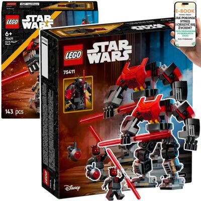 Darth Maul™ w wersji LEGO – potężny Mech z podwójnym mieczem świetlnym + Droid zwiadowczy Zestaw Star Wars™ (75311) Lego dla Dziecka Chłopca + EBO.. Darth Maul™ w wersji LEGO – potężny Mech z podwójnym mieczem świetlnym + Droid zwiadowczy Zestaw Star Wars™ (75311) Lego dla Dziecka Chłopca + EBO..