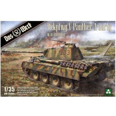 Inny producent Das Werk DW35009 Pzkpfwg.V Panther A early w/o interior 1/35 Inny producent Das Werk DW35009 Pzkpfwg.V Panther A early w/o interior 1/35