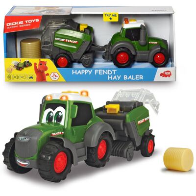 Dickie Toys, Happy Fendt, Traktor Z Maszyna Do Belowania Dickie Toys, Happy Fendt, Traktor Z Maszyna Do Belowania