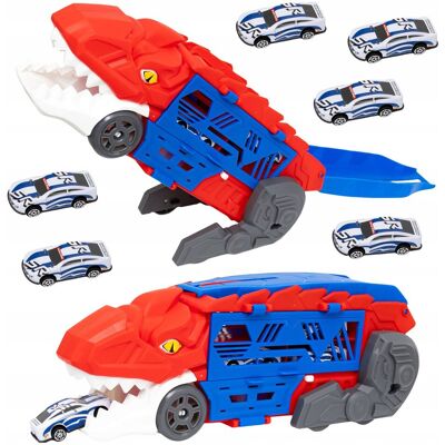 click4toys Dinozaur Wyrzutnia Autek Zjeżdżalnia Ciężarówka Dla Dzieci Tor + Resoraki click4toys Dinozaur Wyrzutnia Autek Zjeżdżalnia Ciężarówka Dla Dzieci Tor + Resoraki