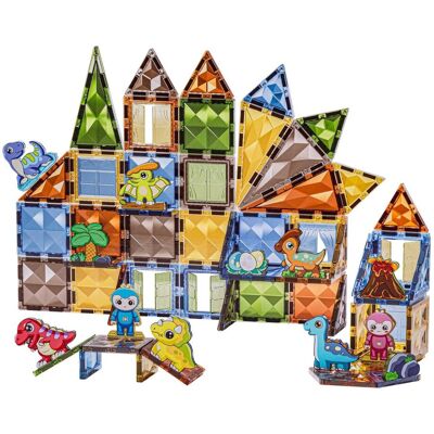 Lean Toys Dinozaury Konstrukcyjne Klocki Magnetyczne Lean Toys Dinozaury Konstrukcyjne Klocki Magnetyczne