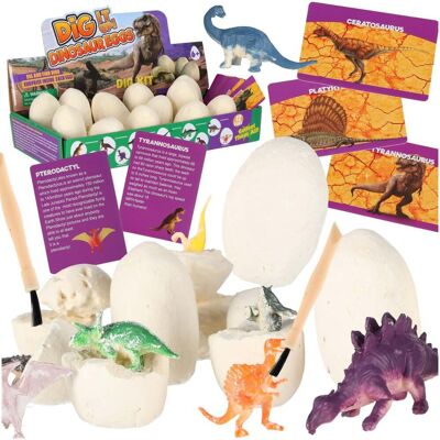 Artemis Dinozaury Wykopaliska Jajka Dinozaura Figurki Zestaw Archeologiczny 12 szt. Artemis Dinozaury Wykopaliska Jajka Dinozaura Figurki Zestaw Archeologiczny 12 szt.