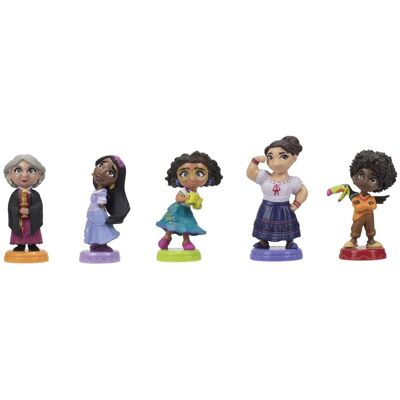 Disney Encanto 219564 Encanto Figurki, Zestaw 5 Lalek, Wielokolorowy, 7 cm Disney Encanto 219564 Encanto Figurki, Zestaw 5 Lalek, Wielokolorowy, 7 cm