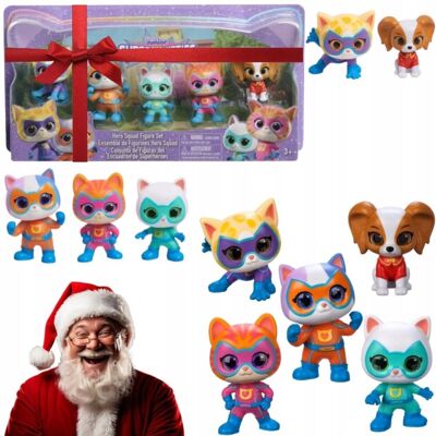 Disney JUNIOR SUPERKOTY SUPER KITTIES ZESTAW 5 FIGUREK EKIPA KOTKI HERO Disney JUNIOR SUPERKOTY SUPER KITTIES ZESTAW 5 FIGUREK EKIPA KOTKI HERO