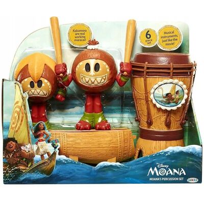 Moana ZESTAW PERKUSYJNY Disney Princess VAIANA Figurki + AKCESORIA Moana ZESTAW PERKUSYJNY Disney Princess VAIANA Figurki + AKCESORIA