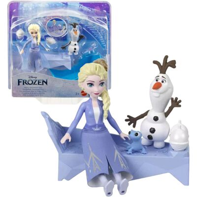 Mattel Disney Princess Kompaktowy Zestaw Lalka Elsa HRN65 Mattel Disney Princess Kompaktowy Zestaw Lalka Elsa HRN65