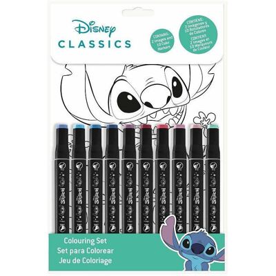 Disney Stitch Kids 2 szt. malowanie według numerów z markerami do pisania sztuka i rzemiosło Disney Stitch Kids 2 szt. malowanie według numerów z markerami do pisania sztuka i rzemiosło