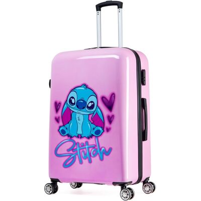Disney Torba podróżna Stitch Walizka kabinowa dla dzieci i dorosłych Bagaż podręczny Lekka torba kabinowa z twardą skorupą z kółkami i uchwytem Lekk.. Disney Torba podróżna Stitch Walizka kabinowa dla dzieci i dorosłych Bagaż podręczny Lekka torba kabinowa z twardą skorupą z kółkami i uchwytem Lekk..