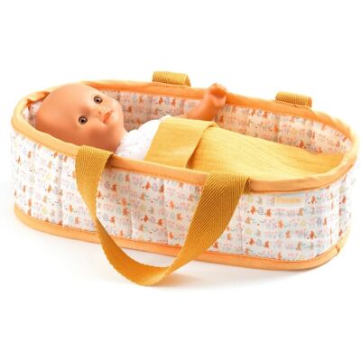 DJECO Lalka MINI SASHA w materiałowym koszu DJECO Lalka MINI SASHA w materiałowym koszu