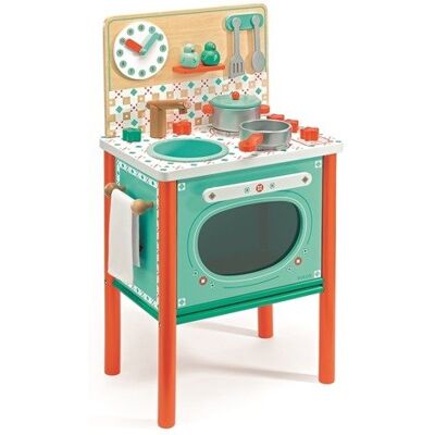 Djeco, zabawka edukacyjna Drewniana kuchenka Djeco, zabawka edukacyjna Drewniana kuchenka
