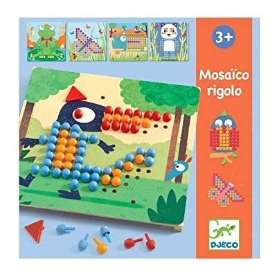 Djeco, zabawka edukacyjna Mozaika Rigolo Djeco, zabawka edukacyjna Mozaika Rigolo