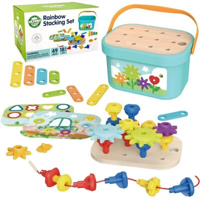 Lean Toys DLA DZIECI 12W1 KONSTRUKCYJNY BOX MOTORYCZNY Lean Toys DLA DZIECI 12W1 KONSTRUKCYJNY BOX MOTORYCZNY