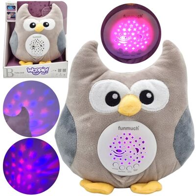 Lean Toys DLA DZIECI 2W1 PRZYTULANKA USYPIACZ PROJEKTOR SÓWKA Lean Toys DLA DZIECI 2W1 PRZYTULANKA USYPIACZ PROJEKTOR SÓWKA
