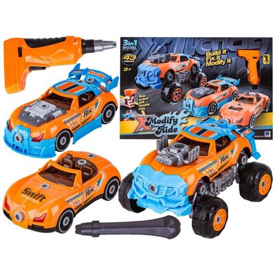 Lean Toys DLA DZIECI 3W1SAMOCHÓD DO ROZKRĘCANIA I SKRĘCANIA Lean Toys DLA DZIECI 3W1SAMOCHÓD DO ROZKRĘCANIA I SKRĘCANIA
