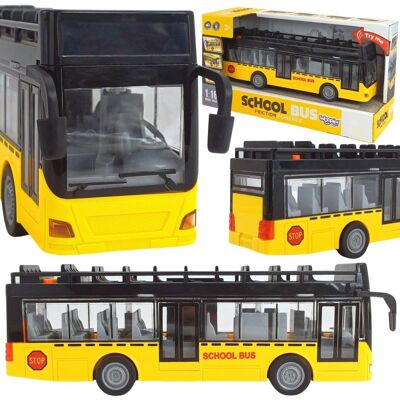 Lean Toys DLA DZIECI AUTOBUS ZE ŚWIATŁAMI I OTWIERANYMI DRZWIAMI Lean Toys DLA DZIECI AUTOBUS ZE ŚWIATŁAMI I OTWIERANYMI DRZWIAMI