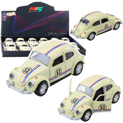 Lean Toys DLA DZIECI BEŻOWY METALOWY SAMOCHÓD Lean Toys DLA DZIECI BEŻOWY METALOWY SAMOCHÓD