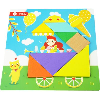 Lean Toys DLA DZIECI DREWNIANA UKŁADANKA EDUKACYJNA Lean Toys DLA DZIECI DREWNIANA UKŁADANKA EDUKACYJNA