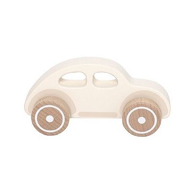 Lean Toys Dla Dzieci Drewniany Samochód Do Pchania Bezowy Lean Toys Dla Dzieci Drewniany Samochód Do Pchania Bezowy