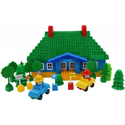 Lean Toys DLA DZIECI DUZY ZESTAW KLOCKI W WALIZCE Lean Toys DLA DZIECI DUZY ZESTAW KLOCKI W WALIZCE