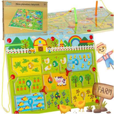 Lean Toys Dla Dzieci Gra Labirynt Magnetyczna Planszowa Lean Toys Dla Dzieci Gra Labirynt Magnetyczna Planszowa