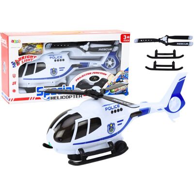 Lean Toys Dla Dzieci Helikopter Policyjny Jeżdżący Światła Dźwięki Lean Toys Dla Dzieci Helikopter Policyjny Jeżdżący Światła Dźwięki
