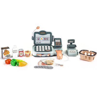 Lean Toys DLA DZIECI INTERAKTYWNA KASA Z AKCESORIAMI Lean Toys DLA DZIECI INTERAKTYWNA KASA Z AKCESORIAMI