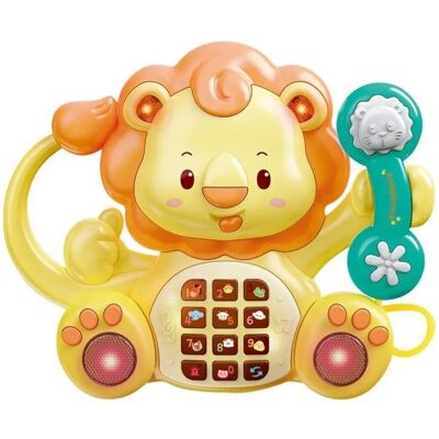 Lean Toys DLA DZIECI INTERAKTYWNY LEW MUZYCZNY Z TELEFONEM Lean Toys DLA DZIECI INTERAKTYWNY LEW MUZYCZNY Z TELEFONEM