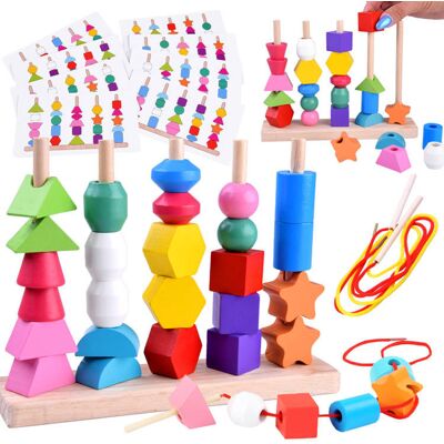 Lean Toys Dla Dzieci Klocki Drewniane Układanka Lean Toys Dla Dzieci Klocki Drewniane Układanka