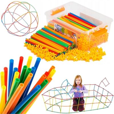 Lean Toys DLA DZIECI KLOCKI KONSTRUKCYJNE KOLOROWE Lean Toys DLA DZIECI KLOCKI KONSTRUKCYJNE KOLOROWE