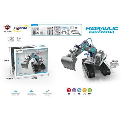 Lean Toys DLA DZIECI KONSTRUKCYJNA KOPARKA ZESTAW Lean Toys DLA DZIECI KONSTRUKCYJNA KOPARKA ZESTAW