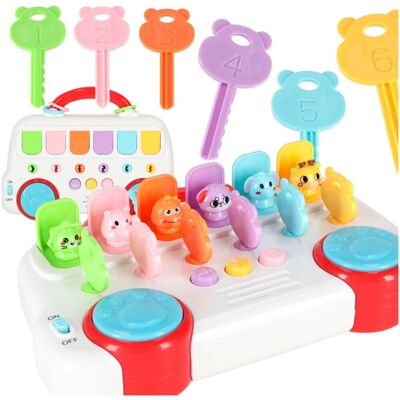 Lean Toys DLA DZIECI MAGICZNY AUTOBUS Z GRAJĄCYMI ZWIERZĄTKAMI Lean Toys DLA DZIECI MAGICZNY AUTOBUS Z GRAJĄCYMI ZWIERZĄTKAMI