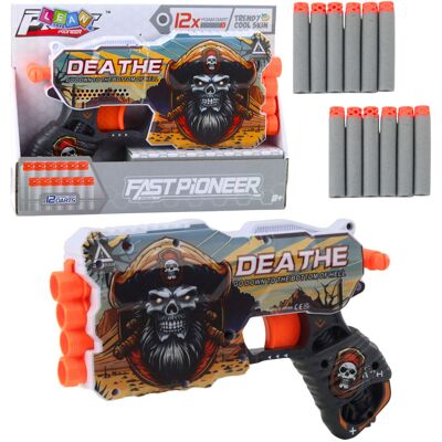 Lean Toys DLA DZIECI PISTOLET NA STRZAŁKI PIANKOWE Lean Toys DLA DZIECI PISTOLET NA STRZAŁKI PIANKOWE