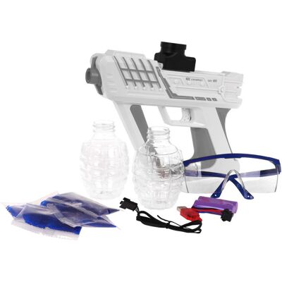 Lean Toys DLA DZIECI PISTOLET SZARY AKCESORIA Lean Toys DLA DZIECI PISTOLET SZARY AKCESORIA