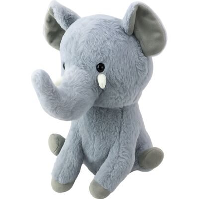 Lean Toys DLA DZIECI PLUSZOWA MASKOTKA MAŁY SŁOŃ SZARY Lean Toys DLA DZIECI PLUSZOWA MASKOTKA MAŁY SŁOŃ SZARY