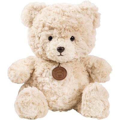 Lean Toys DLA DZIECI PLUSZOWA MASKOTKA MIŚ Z MEDALIONEM BEŻOWY Lean Toys DLA DZIECI PLUSZOWA MASKOTKA MIŚ Z MEDALIONEM BEŻOWY