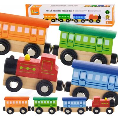 Lean Toys DLA DZIECI POCIĄG ZESTAW DODATKÓW DO KOLEJKI Lean Toys DLA DZIECI POCIĄG ZESTAW DODATKÓW DO KOLEJKI