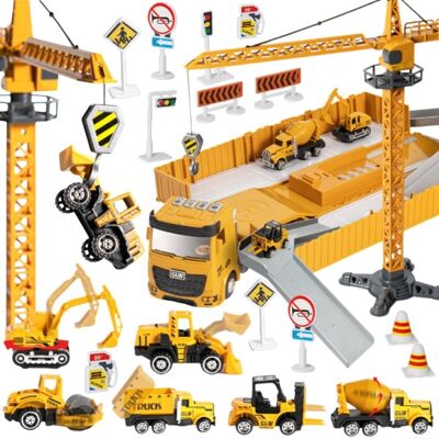 Lean Toys DLA DZIECI SAMOCHÓD CIEZAROWY Z AKCESORIAMI Lean Toys DLA DZIECI SAMOCHÓD CIEZAROWY Z AKCESORIAMI