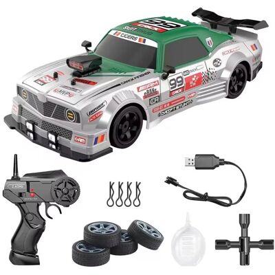 Lean Toys DLA DZIECI SAMOCHÓD SREBNY STEROWANY Lean Toys DLA DZIECI SAMOCHÓD SREBNY STEROWANY