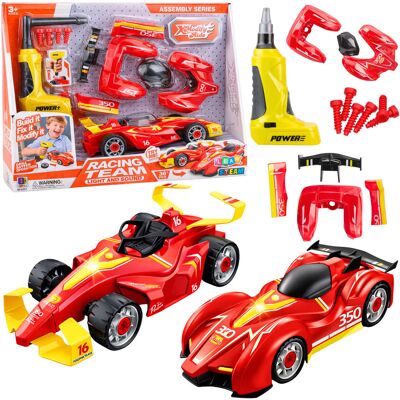 Lean Toys DLA DZIECI SAMOCHÓD WYŚCIGOWY Z AKCESORIAMI Lean Toys DLA DZIECI SAMOCHÓD WYŚCIGOWY Z AKCESORIAMI