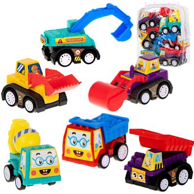 Lean Toys Dla Dzieci Samochód Z Napędem Maszyny Budowlane Lean Toys Dla Dzieci Samochód Z Napędem Maszyny Budowlane