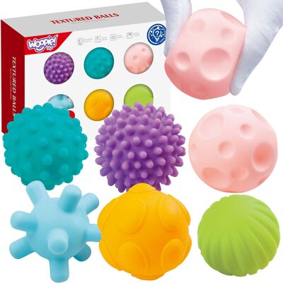 Lean Toys DLA DZIECI SENSORYCZNE KLOCKI Lean Toys DLA DZIECI SENSORYCZNE KLOCKI