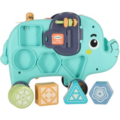 Lean Toys Dla Dzieci Słonik Interaktywny Wbijak Klocki Młotek Lean Toys Dla Dzieci Słonik Interaktywny Wbijak Klocki Młotek