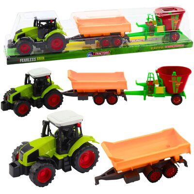 Lean Toys Dla Dzieci Traktor Rolniczy Przyczepa Wywrotka Lean Toys Dla Dzieci Traktor Rolniczy Przyczepa Wywrotka